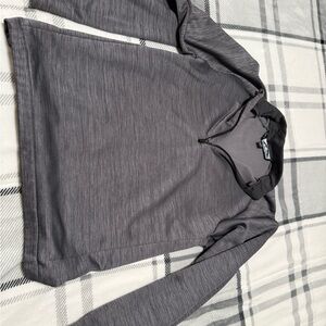 Men's Gray Quarter-Zip Sweatshirt